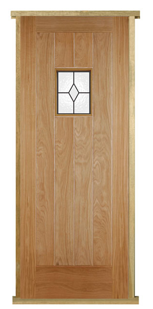 Thames Prehung Solid Oak External Door